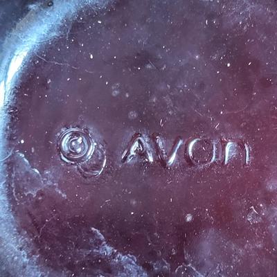 LOT 75L: Avon Ruby Red Glass Dinner Collection