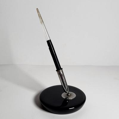 LOT 76L: Vintage Lot Including Stainless Steel Japanese Switchblade, Inkwells, Quills and More