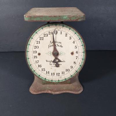 LOT 82: Vintage Kitchen Scale & Coffee Grinder