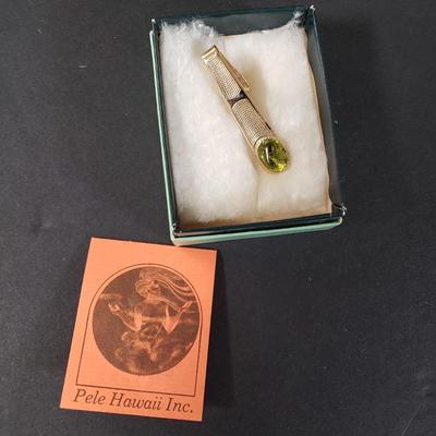 LOT 83X: Men's Vanity & Accessory Lot; Antique Glasses, NIB Table Lighter, Oviline Crystal Tie Clip & More