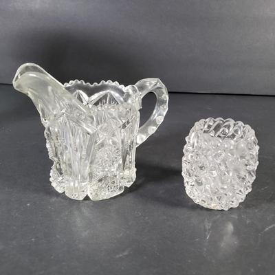 LOT 90D: Collection of Cut Glass & Crystal Decorative & Serving Pieces