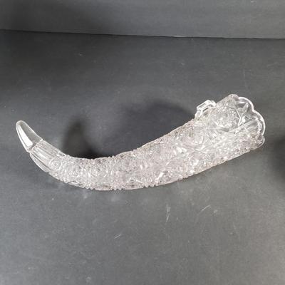 LOT 90D: Collection of Cut Glass & Crystal Decorative & Serving Pieces