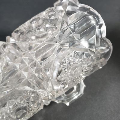 LOT 90D: Collection of Cut Glass & Crystal Decorative & Serving Pieces