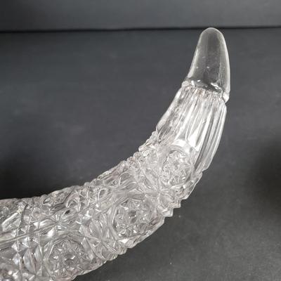 LOT 90D: Collection of Cut Glass & Crystal Decorative & Serving Pieces