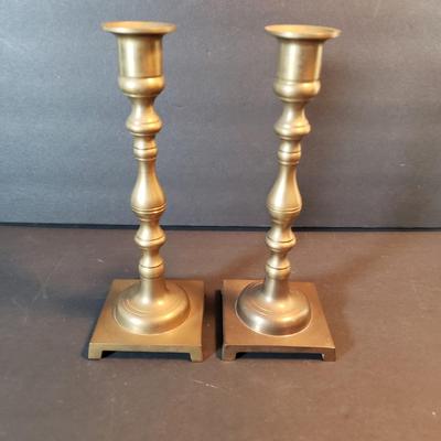 LOT 92D: Various Candlesticks & Accessories with Glass Bud Vase