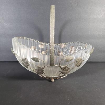 LOT 94D: Vintage Tableware Assortment; Silver Overlay, Ceramic Platinum Rose Vase & So Much More