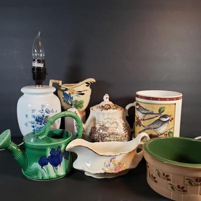 LOT 97D: Decorative Ceramics Assortment; Sadler England, Homer Laughlin & Others