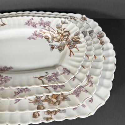 LOT 102D: Antique / Vintage Bavarian Porcelain Marx & Gutherz China Serving Dishes