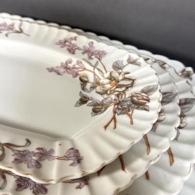 LOT 102D: Antique / Vintage Bavarian Porcelain Marx & Gutherz China Serving Dishes