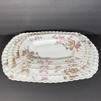 LOT 102D: Antique / Vintage Bavarian Porcelain Marx & Gutherz China Serving Dishes