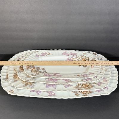 LOT 102D: Antique / Vintage Bavarian Porcelain Marx & Gutherz China Serving Dishes