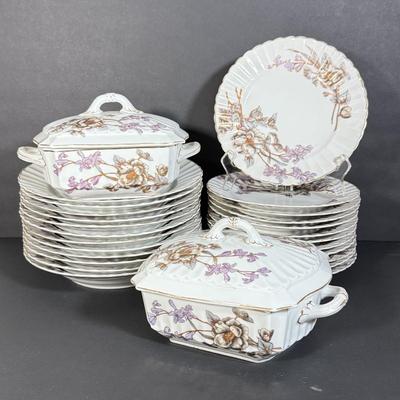 LOT 103D: Antique / Vintage Bavarian Porcelain Marx & Gutherz China Dishes