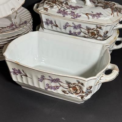 LOT 104D: Antique / Vintage Bavarian Porcelain Marx & Gutherz China Dishes