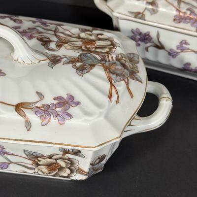 LOT 104D: Antique / Vintage Bavarian Porcelain Marx & Gutherz China Dishes