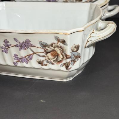 LOT 104D: Antique / Vintage Bavarian Porcelain Marx & Gutherz China Dishes