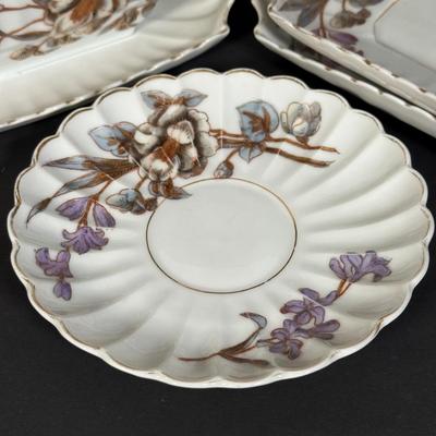 LOT 105D: Antique / Vintage Bavarian Porcelain Marx & Gutherz China Dishes