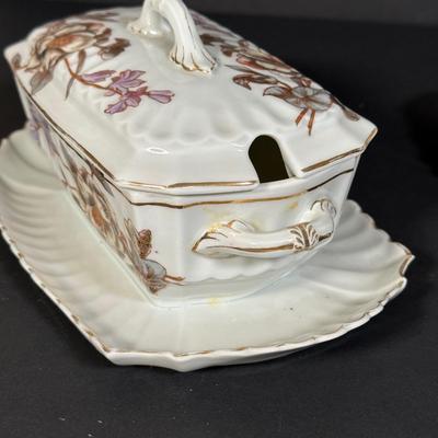 LOT 105D: Antique / Vintage Bavarian Porcelain Marx & Gutherz China Dishes
