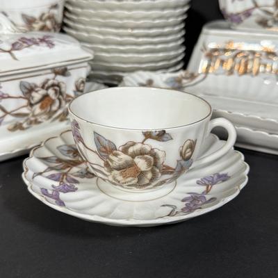 LOT 105D: Antique / Vintage Bavarian Porcelain Marx & Gutherz China Dishes