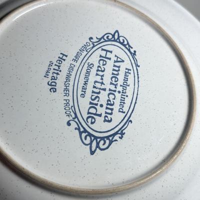 LOT 107D: Vintage Orange Rival Stoneware CrockPot, Countryside Stoneware Collection Dishes & More
