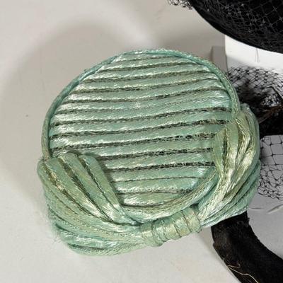 LOT 113D: Vintage Pillbox Hat & Beautiful Fascinators