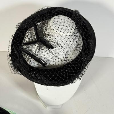 LOT 113D: Vintage Pillbox Hat & Beautiful Fascinators