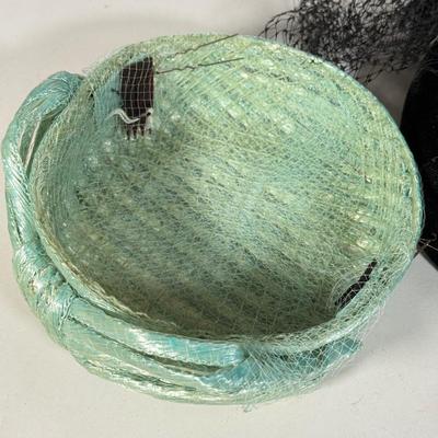 LOT 113D: Vintage Pillbox Hat & Beautiful Fascinators