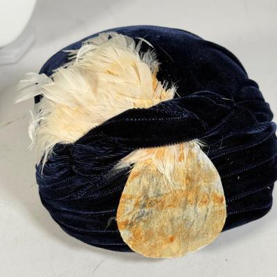 LOT 113D: Vintage Pillbox Hat & Beautiful Fascinators