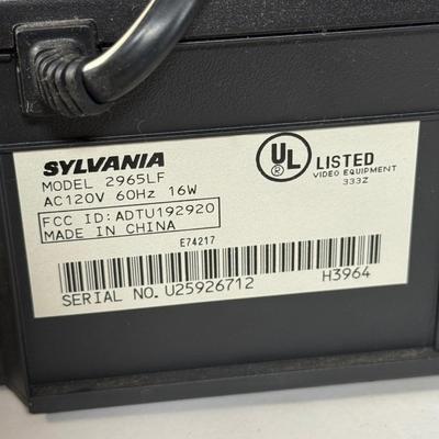 LOT 115D: Syvania VCR Model 2965LF w/ Collection of DVDs