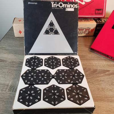 LOT 133X: Vintage Games; Po-ke-no, Tripoley, Deluxe Uno & More