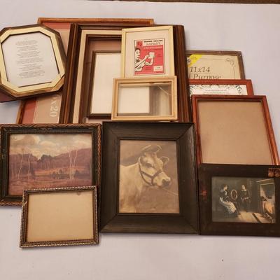 LOT 136D: Antique Frames and Assorted New & Used Frames
