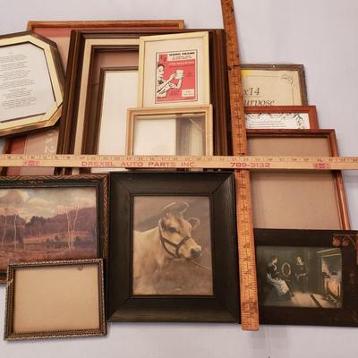 LOT 136D: Antique Frames and Assorted New & Used Frames