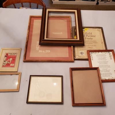 LOT 136D: Antique Frames and Assorted New & Used Frames