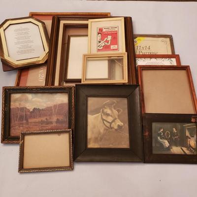 LOT 136D: Antique Frames and Assorted New & Used Frames