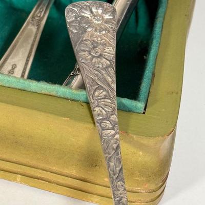 LOT 141D: Tarnish Proof Flatware Box w/ Collection of Silverplated Flatware