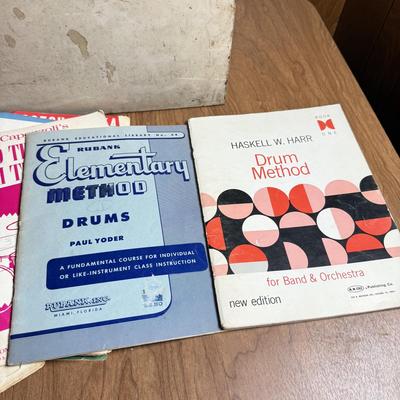 LOT 142D: Metal Box full of Vintage Music Books and Sheet Music