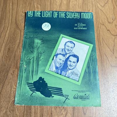 LOT 142D: Metal Box full of Vintage Music Books and Sheet Music