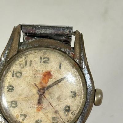 LOT 145D: Vintage Men's Watches: Timex w/ Box, Bulova & Helios