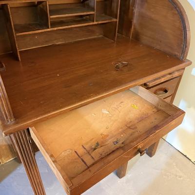 LOT 148B: Vintage Desk Perfect for Upcycling!