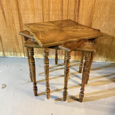 LOT 150B: Trio of Small Wooden Tables