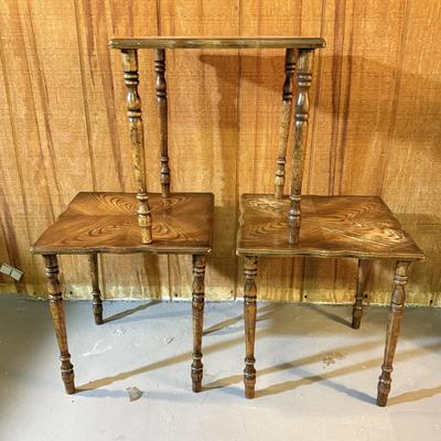 LOT 150B: Trio of Small Wooden Tables