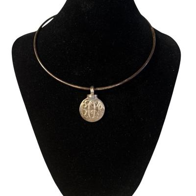 Sterling Silver Monogrammed Necklace