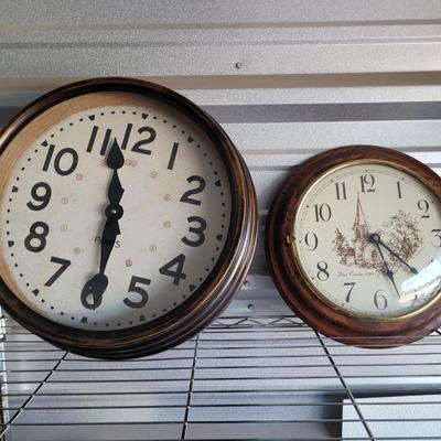 Sale Photo Thumbnail #174: Both need batteries, 1 measures 13" one is 15" glass is good
