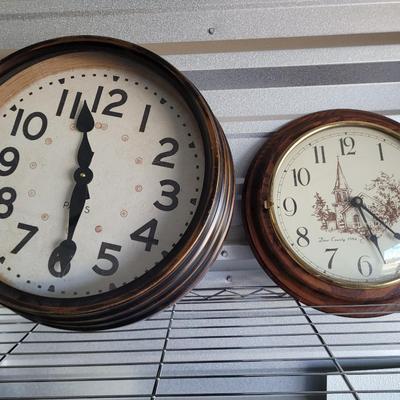 Sale Photo Thumbnail #177: Both need batteries, 1 measures 13" one is 15" glass is good