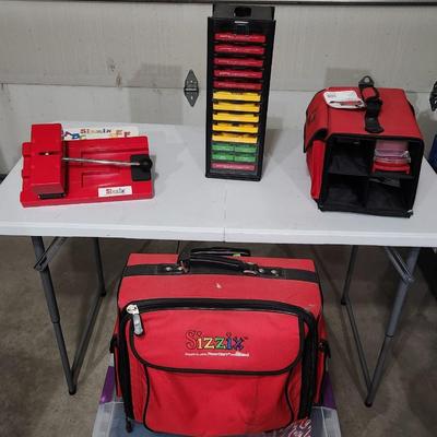 Sale Photo Thumbnail #250: Sizzix Original Red Personal Die-Cutter Press Bag, Die Cutter + Accessories