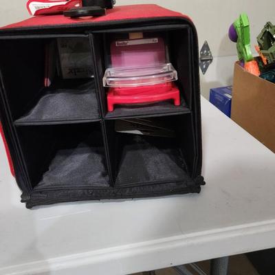 Sale Photo Thumbnail #252: Sizzix Original Red Personal Die-Cutter Press Bag, Die Cutter + Accessories
