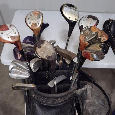 Sale Photo Thumbnail #261: Vintage golf clubs and bags included
Multiple brands and all in good condition