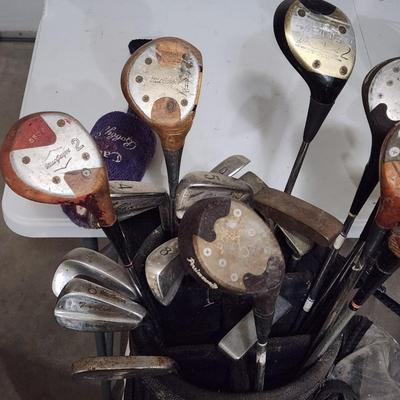 Sale Photo Thumbnail #262: Vintage golf clubs and bags included
Multiple brands and all in good condition