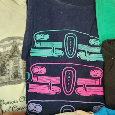 Tee Shirt Lot X large 2x Large Route ^^ , Edsel Tee Shirt , Ford, Wisconson,
