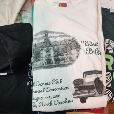Tee Shirt Lot X large 2x Large Route ^^ , Edsel Tee Shirt , Ford, Wisconson,
