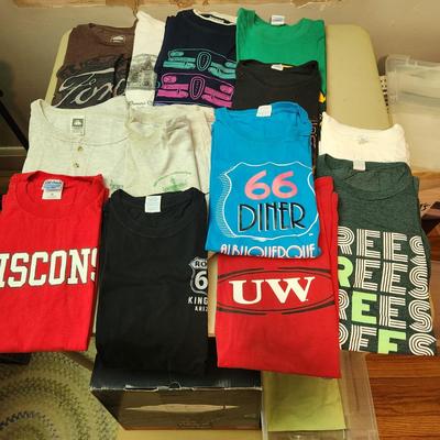 Tee Shirt Lot X large 2x Large Route ^^ , Edsel Tee Shirt , Ford, Wisconson,